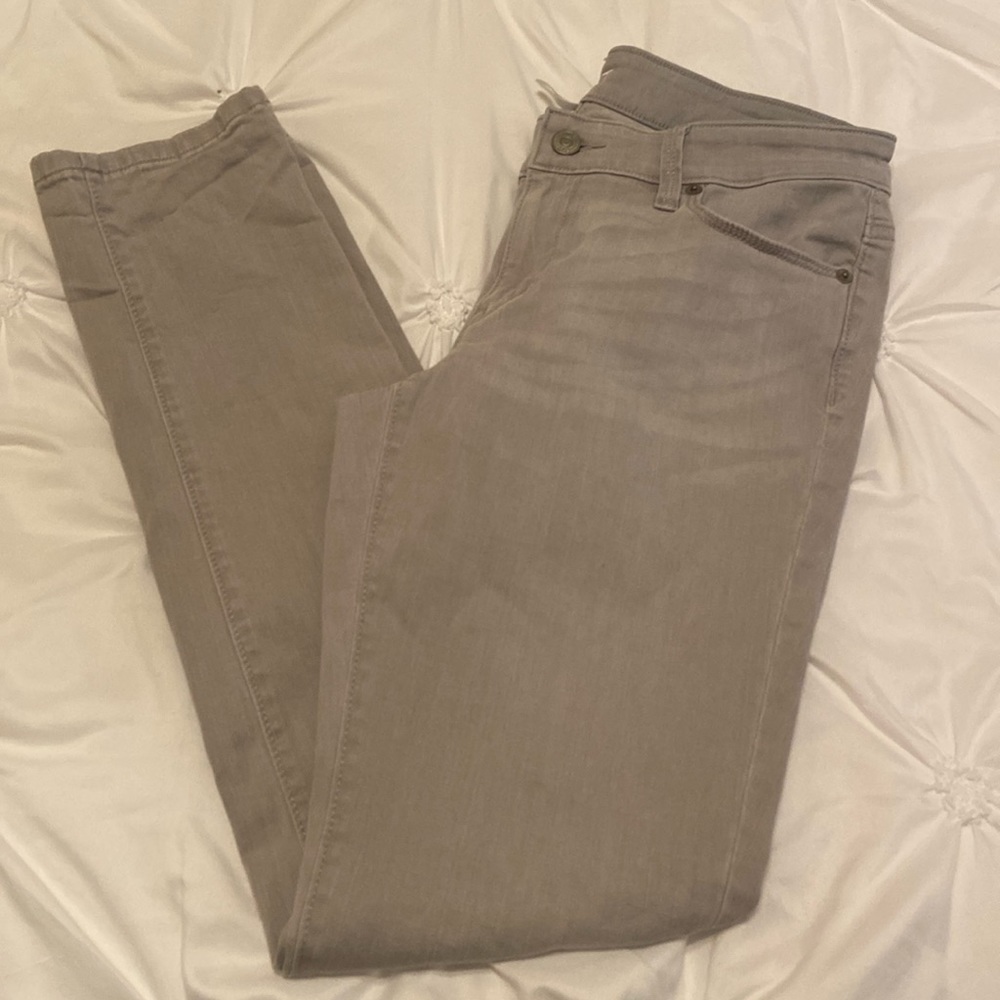 LOFT Modern Skinny Gray Jeans